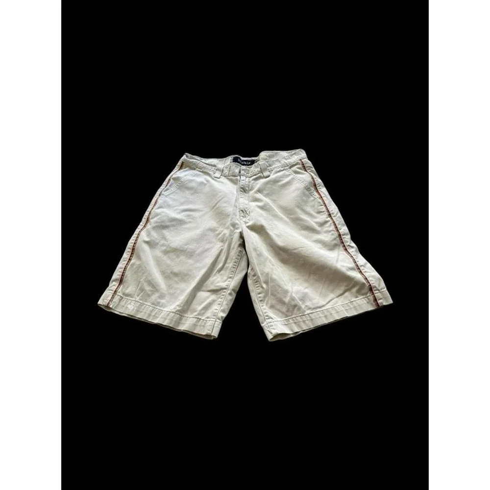 Vintage 90s Levi's SilverTab Khaki Ribbed‎ Cargo Shorts Mens Sz 34 Baggy *Flaw